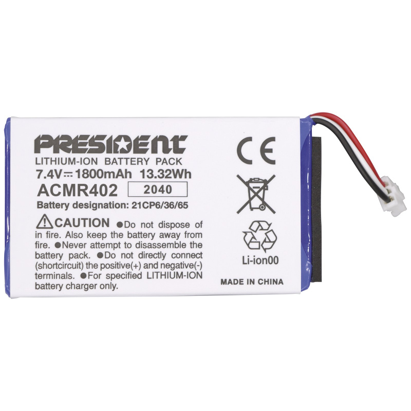Bateria President RANDY III (7,4 V 1800 mAh)