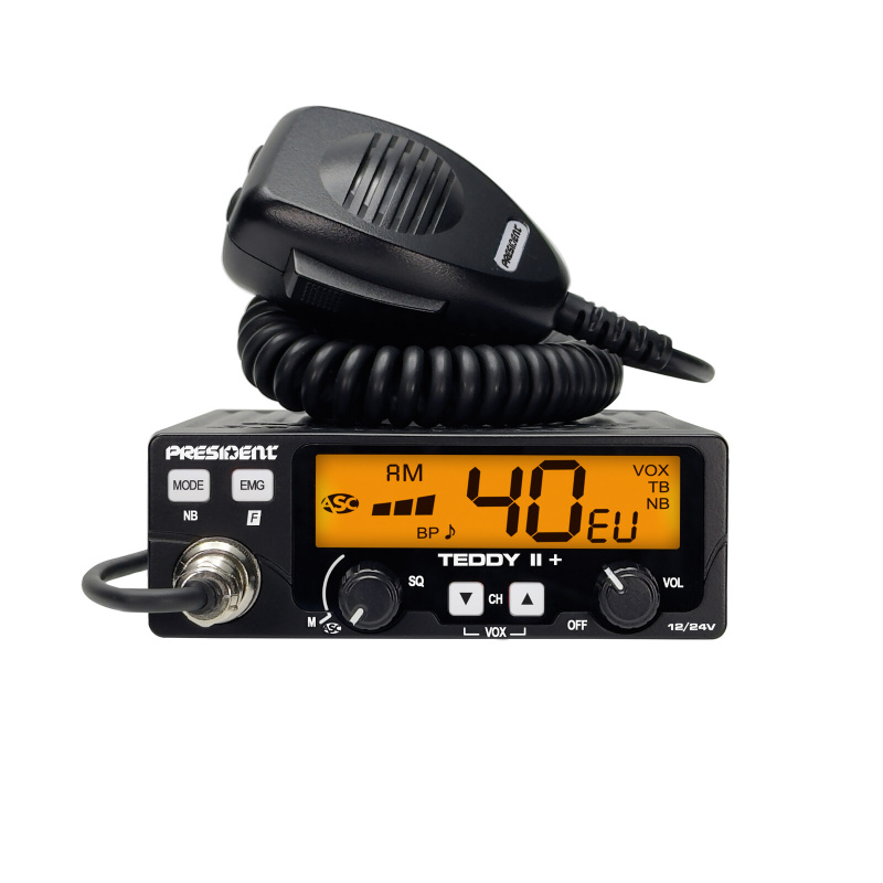 President Teddy II+ 12/24 V AM/FM CB radio