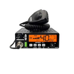 Emisora CB President Barry II+ 12/24 V AM/FM con NRC
