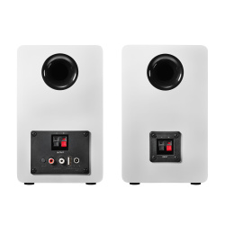 Audio-Technica AT-SP3XWH — Altavoces activos de estantería con Bluetooth, acabado blanco